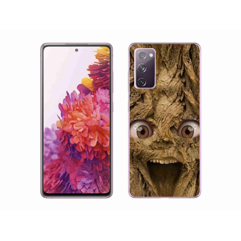 Gelový kryt mmCase na mobil Samsung Galaxy S20 FE - veselý strom s očima