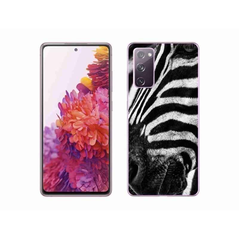 Gelový kryt mmCase na mobil Samsung Galaxy S20 FE - zebra