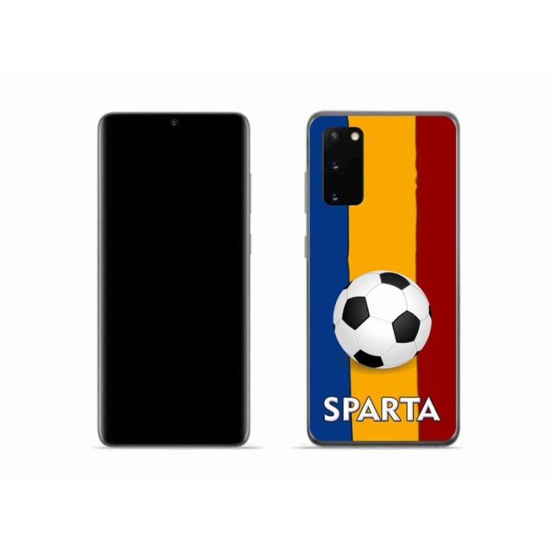 Gelový kryt mmCase na mobil Samsung Galaxy S20 - fotbal 1