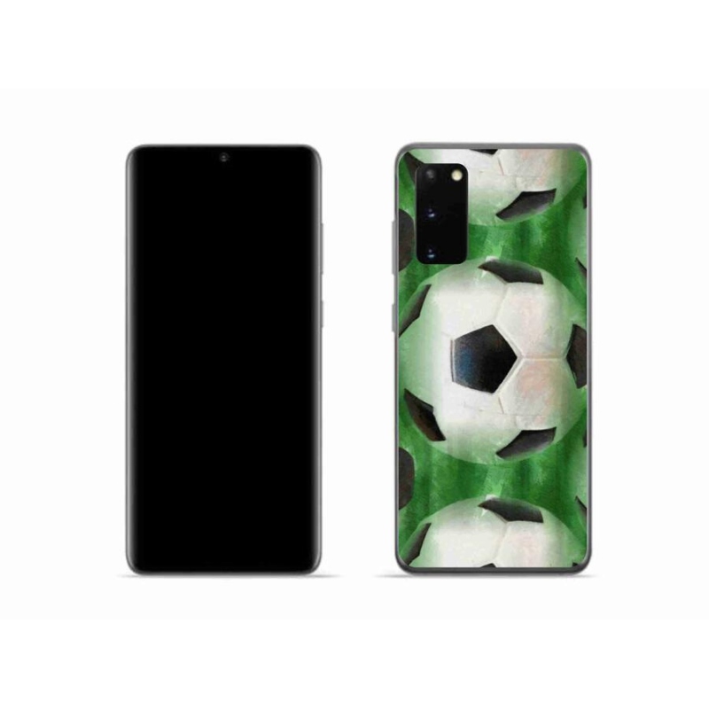 Gelový kryt mmCase na mobil Samsung Galaxy S20 - fotbalový míč