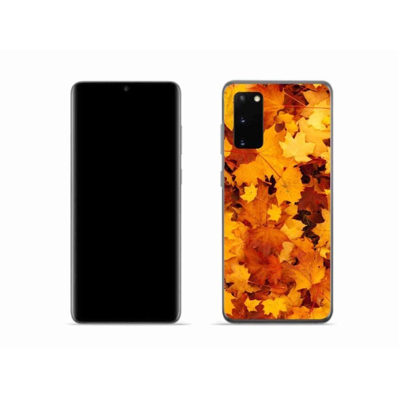 Gelový kryt mmCase na mobil Samsung Galaxy S20 - javorové listy