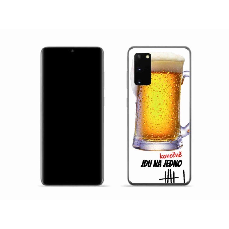 Gelový kryt mmCase na mobil Samsung Galaxy S20 - jdu na jedno