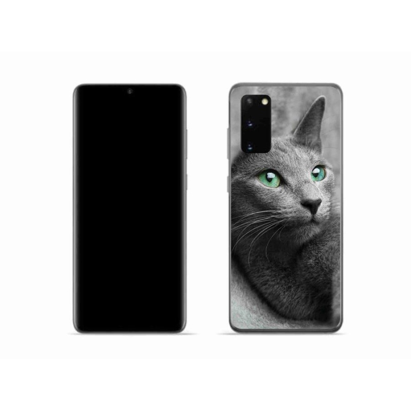 Gelový kryt mmCase na mobil Samsung Galaxy S20 - kočka 2