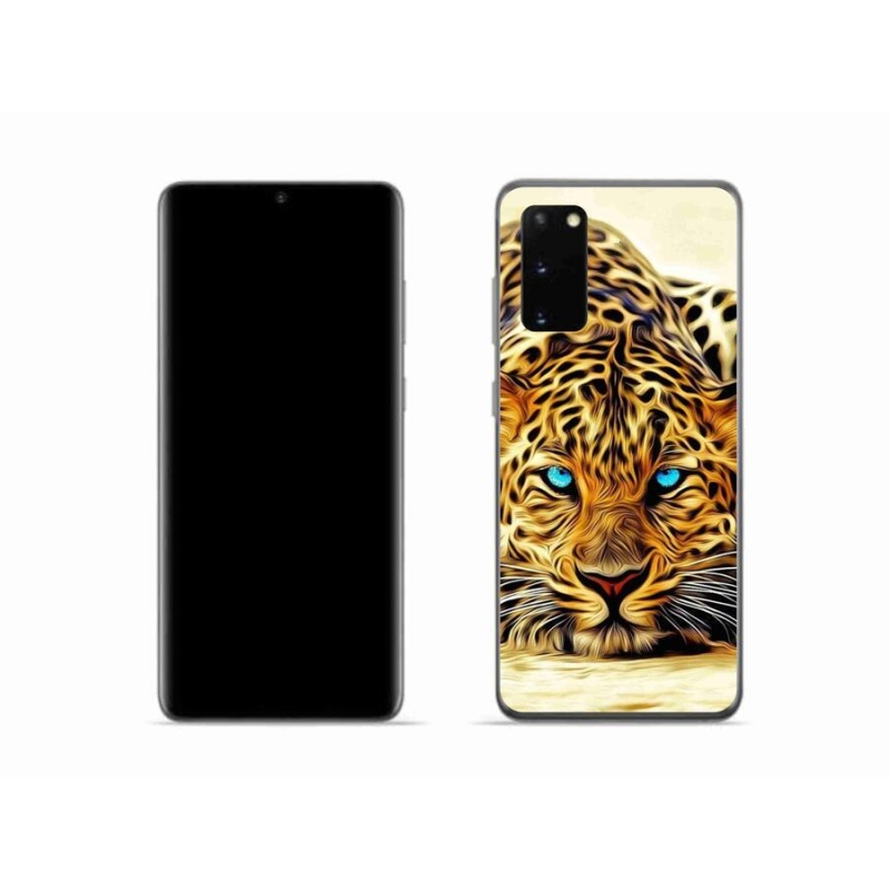 Gelový kryt mmCase na mobil Samsung Galaxy S20 - kreslený tygr