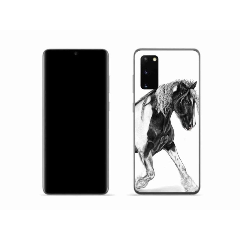 Gelový kryt mmCase na mobil Samsung Galaxy S20 - kůň