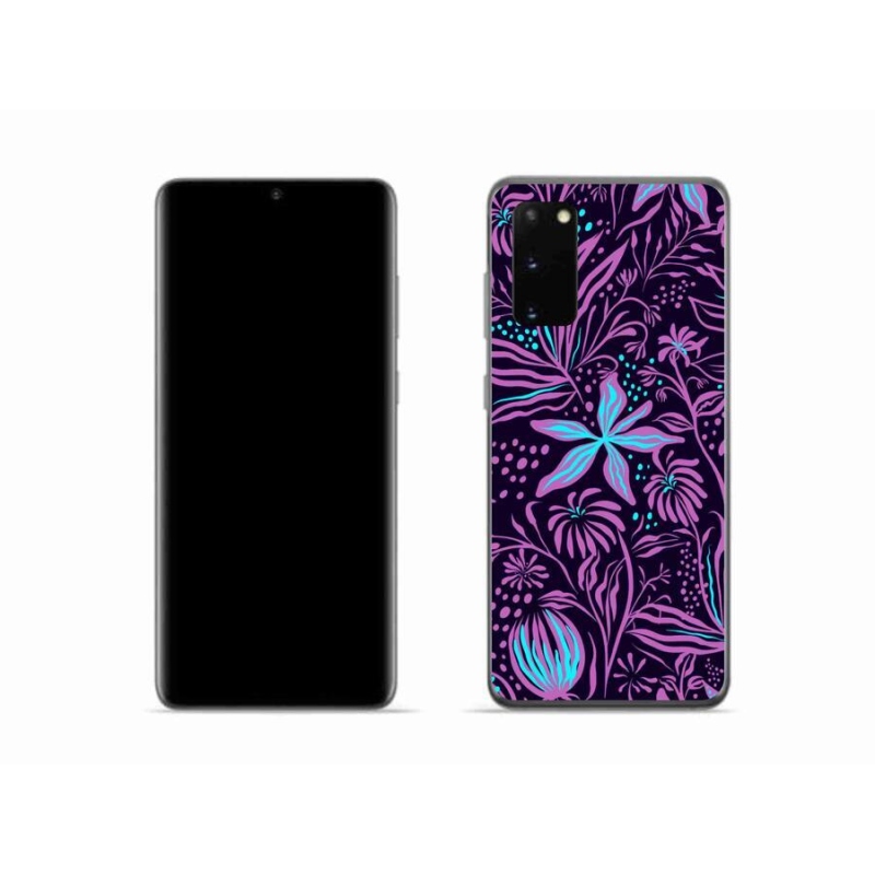 Gelový kryt mmCase na mobil Samsung Galaxy S20 - květiny 2