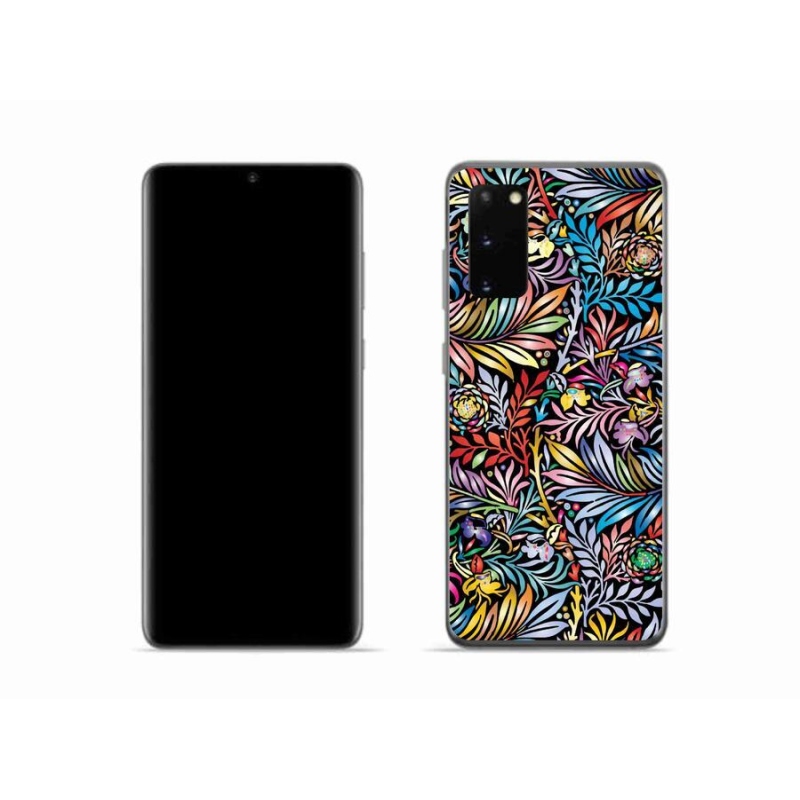 Gelový kryt mmCase na mobil Samsung Galaxy S20 - květiny 5