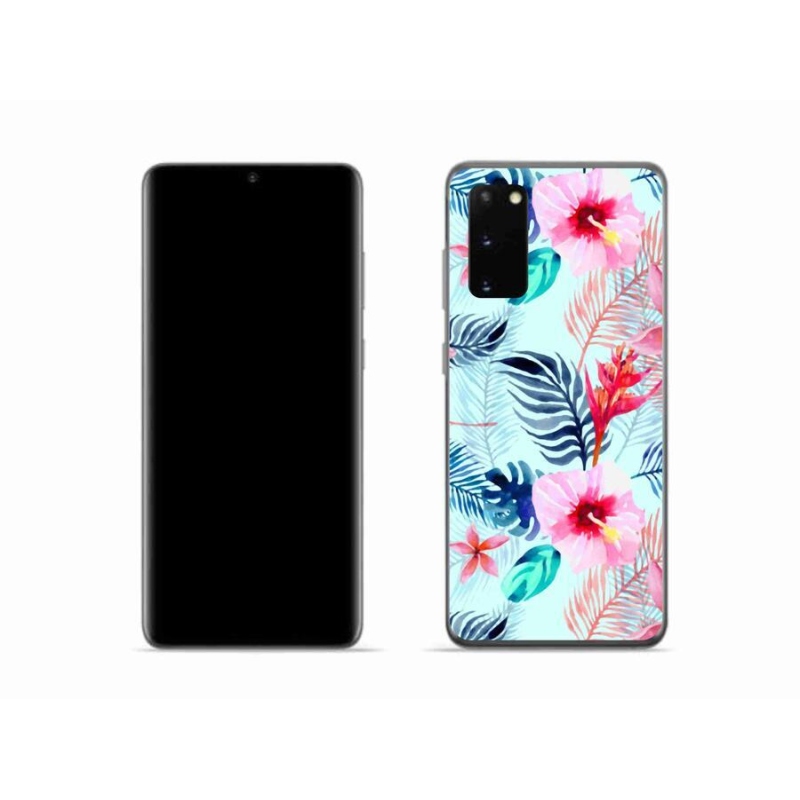 Gelový kryt mmCase na mobil Samsung Galaxy S20 - květiny