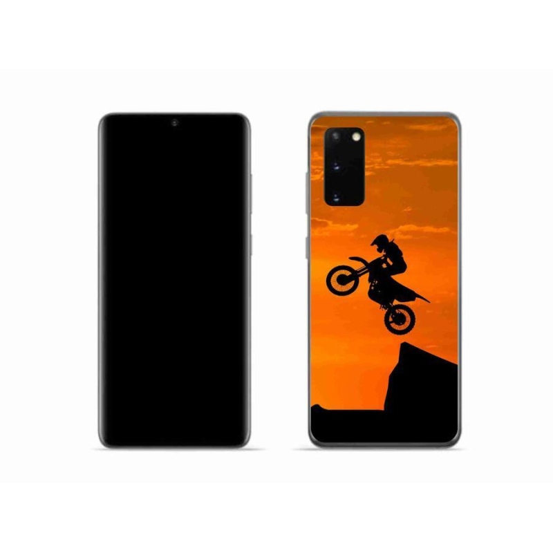 Gelový kryt mmCase na mobil Samsung Galaxy S20 - motocross
