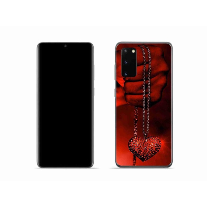 Gelový kryt mmCase na mobil Samsung Galaxy S20 - náhrdelník