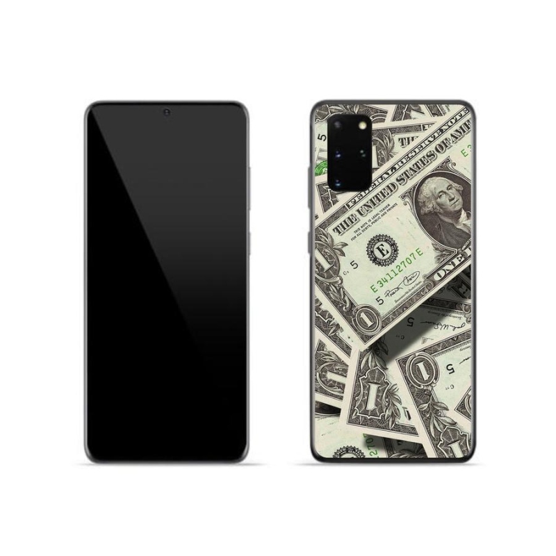 Gelový kryt mmCase na mobil Samsung Galaxy S20 Plus - americký dolar