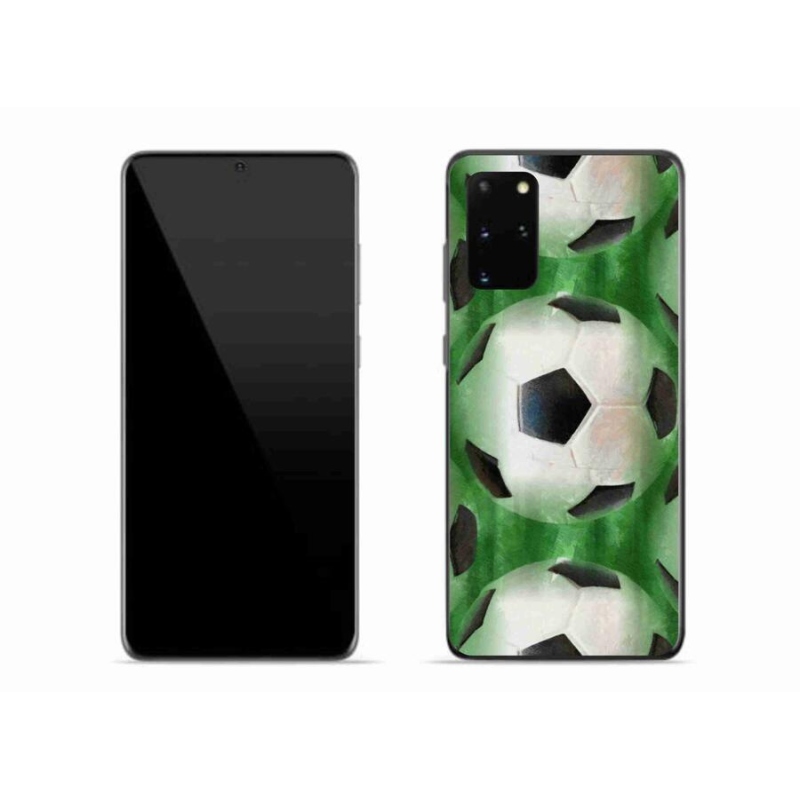 Gelový kryt mmCase na mobil Samsung Galaxy S20 Plus - fotbalový míč