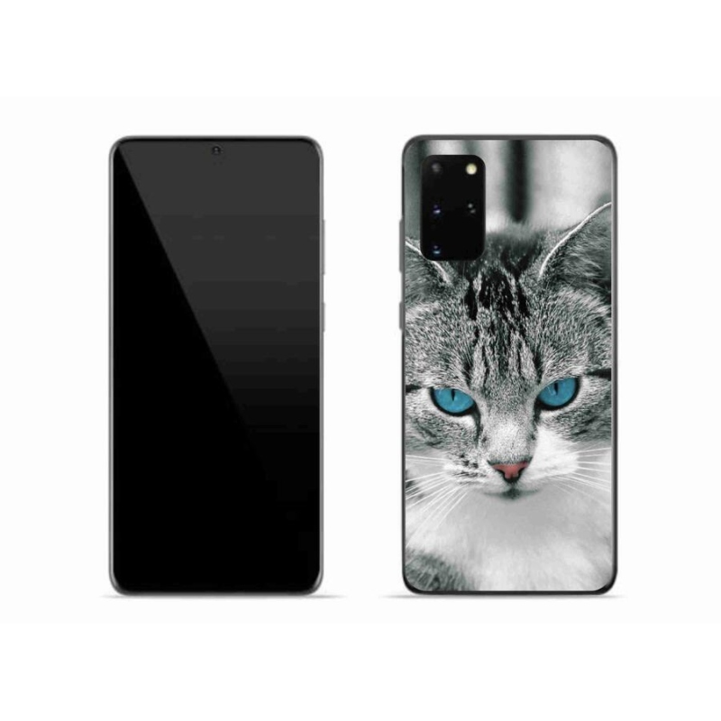 Gelový kryt mmCase na mobil Samsung Galaxy S20 Plus - kočičí pohled 1