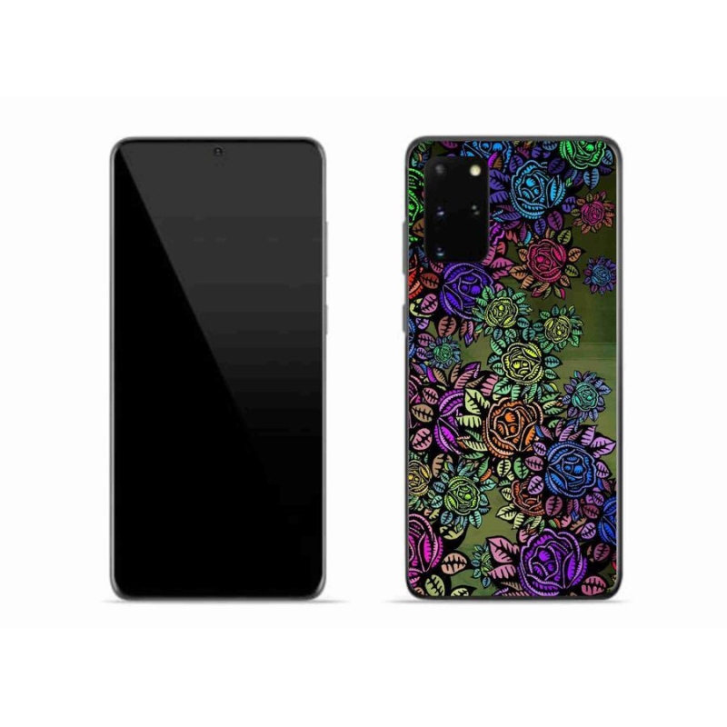 Gelový kryt mmCase na mobil Samsung Galaxy S20 Plus - květiny 6