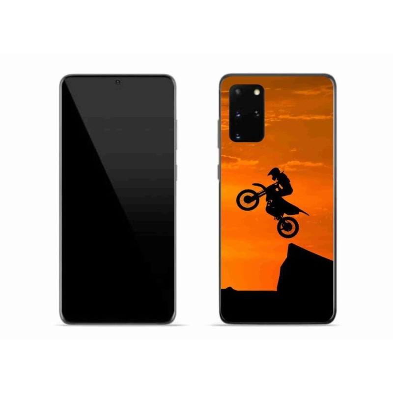 Gelový kryt mmCase na mobil Samsung Galaxy S20 Plus - motocross