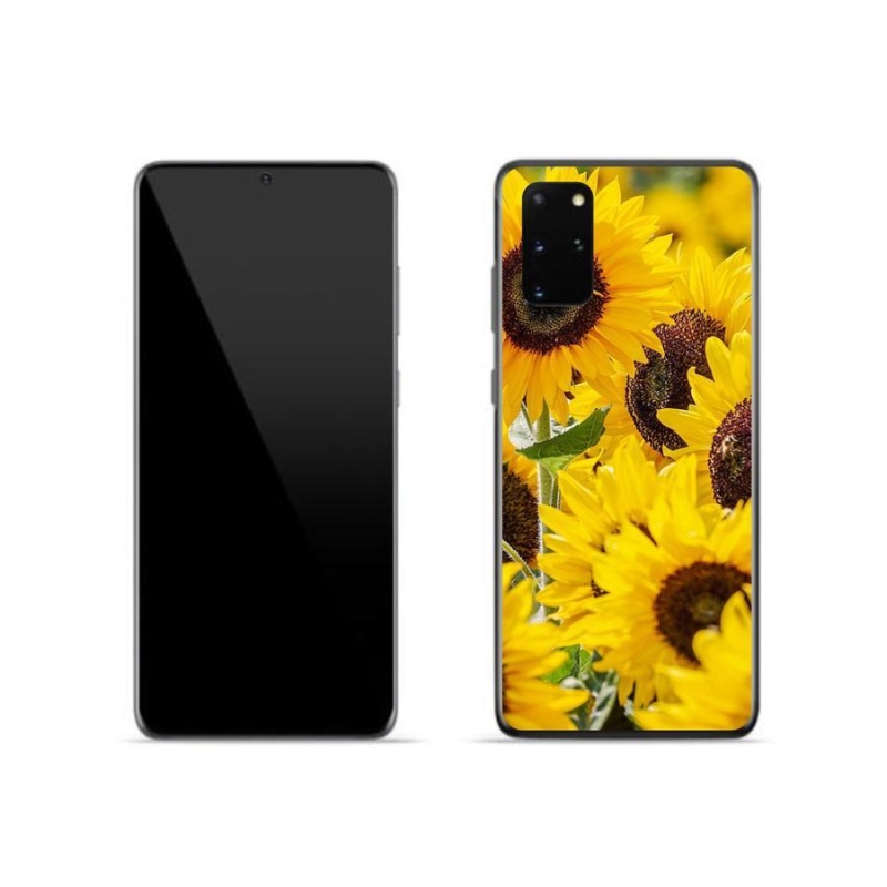 Gelový kryt mmCase na mobil Samsung Galaxy S20 Plus - slunečnice
