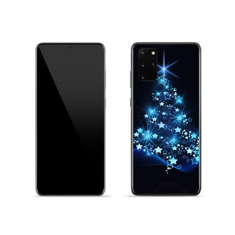 Gelový kryt mmCase na mobil Samsung Galaxy S20 Plus - vánoční stromek