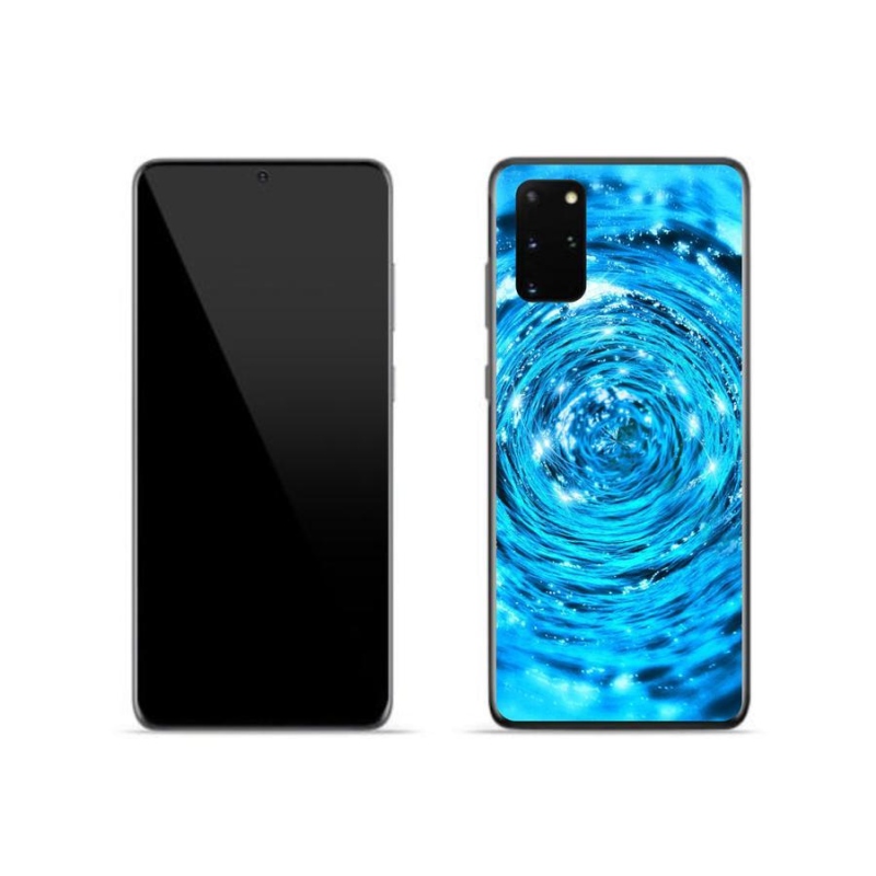 Gelový kryt mmCase na mobil Samsung Galaxy S20 Plus - vodní vír