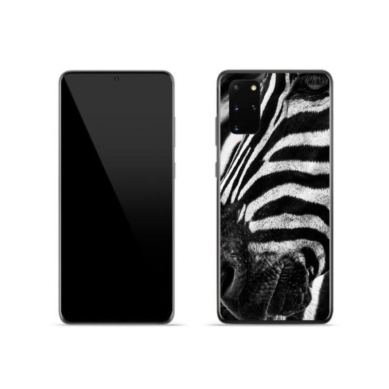Gelový kryt mmCase na mobil Samsung Galaxy S20 Plus - zebra
