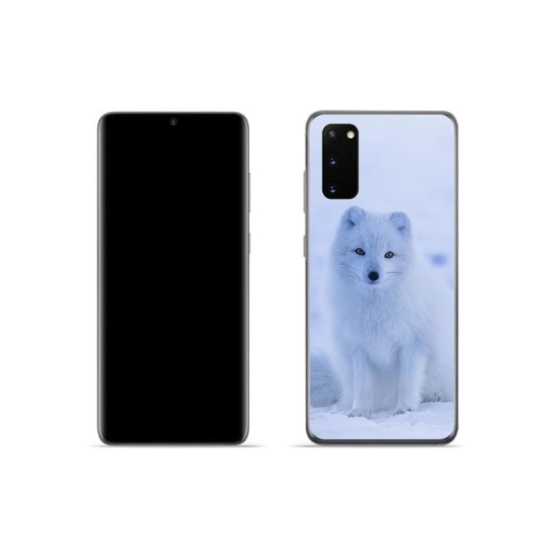 Gelový kryt mmCase na mobil Samsung Galaxy S20 - polární liška