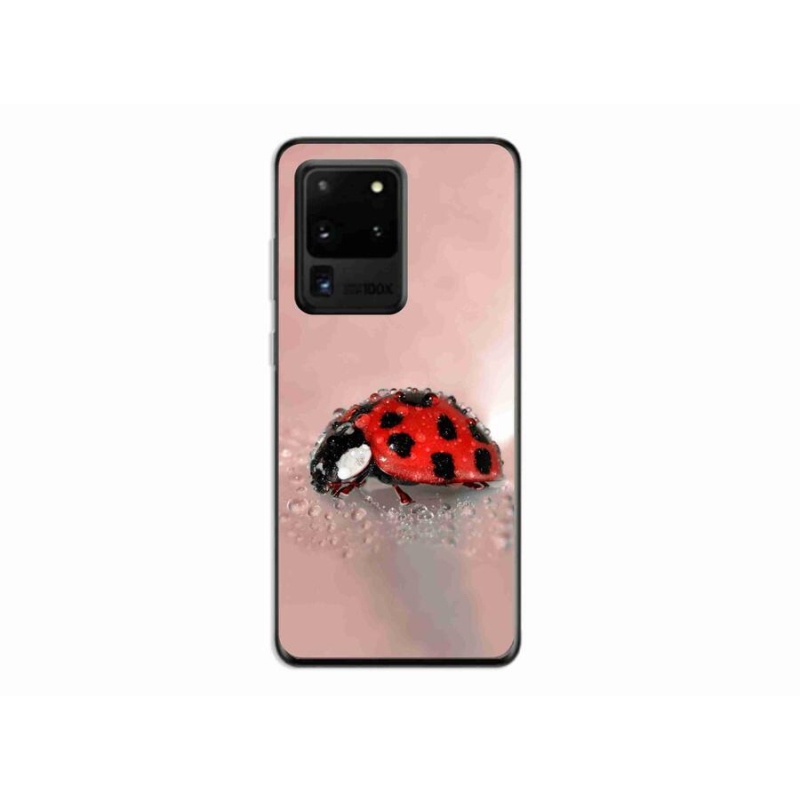 Gelový kryt mmCase na mobil Samsung Galaxy S20 Ultra - beruška