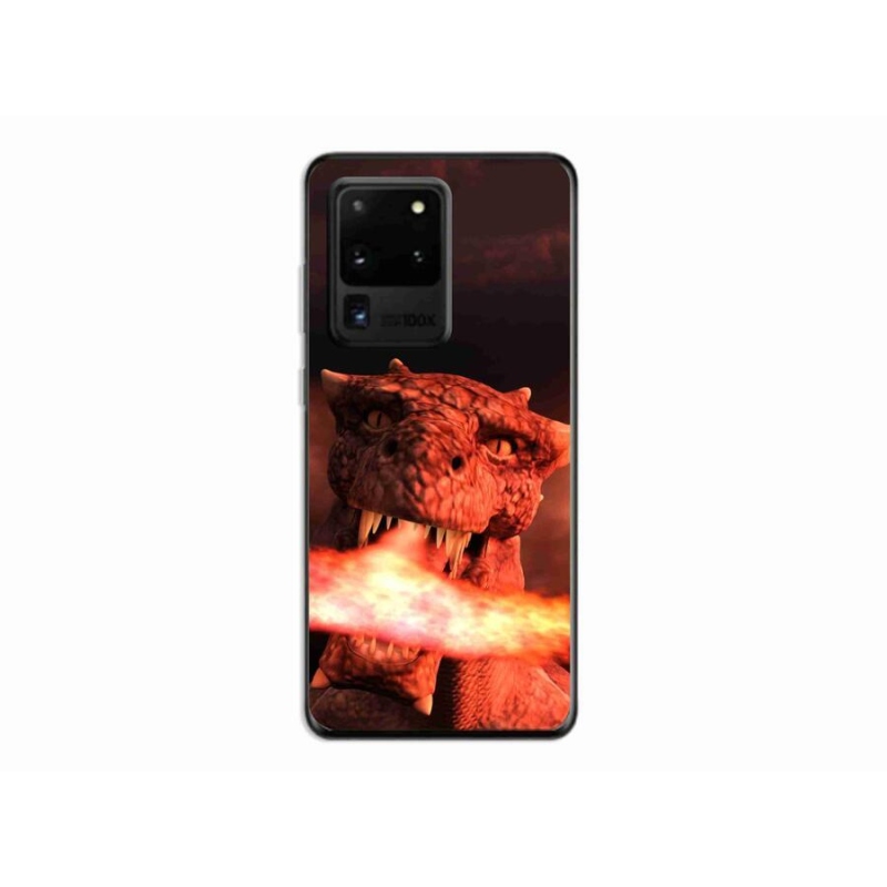 Gelový kryt mmCase na mobil Samsung Galaxy S20 Ultra - drak