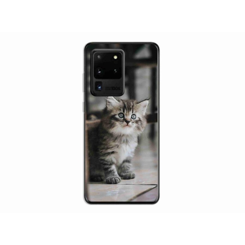 Gelový kryt mmCase na mobil Samsung Galaxy S20 Ultra - koťátko
