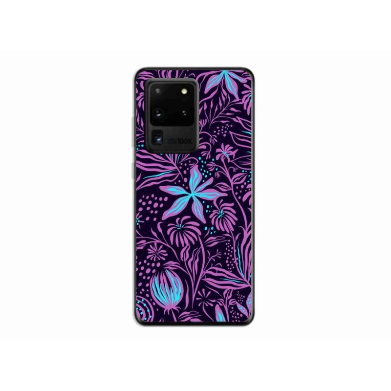 Gelový kryt mmCase na mobil Samsung Galaxy S20 Ultra - květiny 2