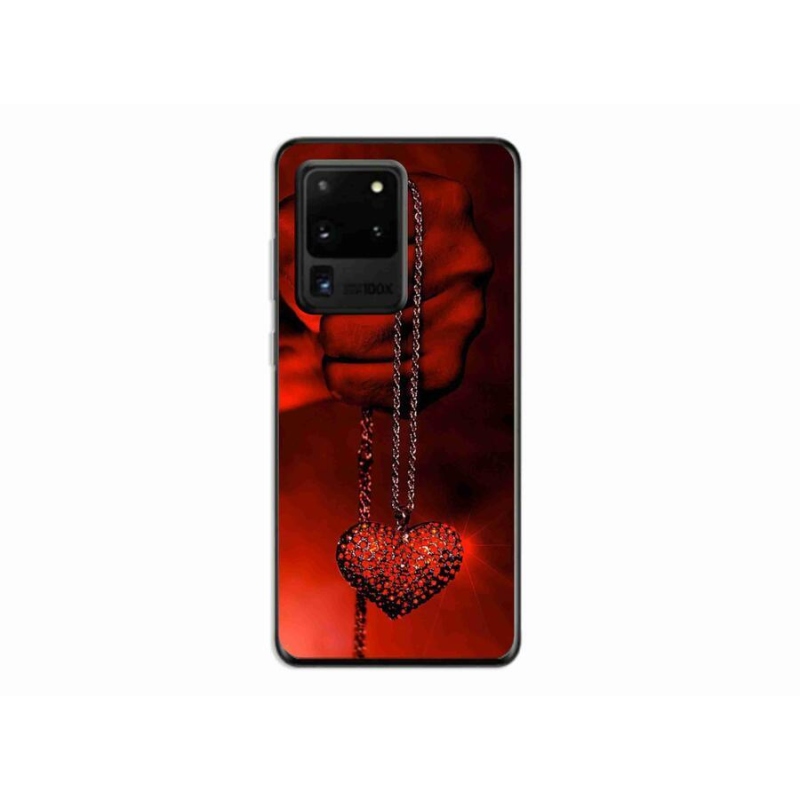 Gelový kryt mmCase na mobil Samsung Galaxy S20 Ultra - náhrdelník
