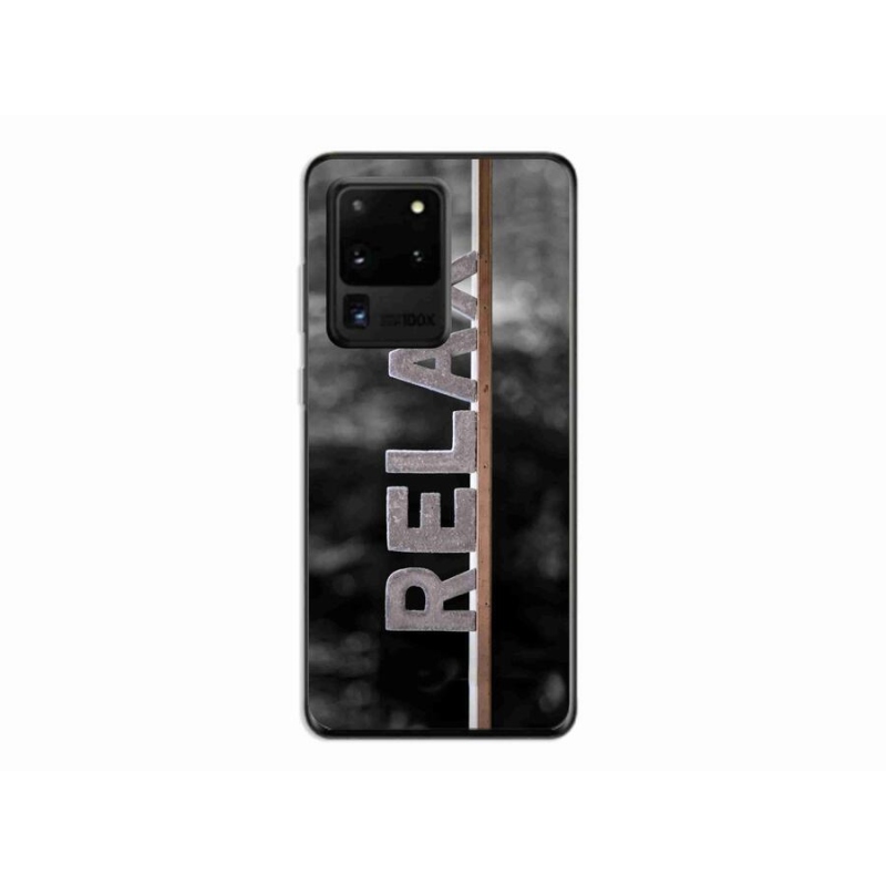 Gelový kryt mmCase na mobil Samsung Galaxy S20 Ultra - relax 1
