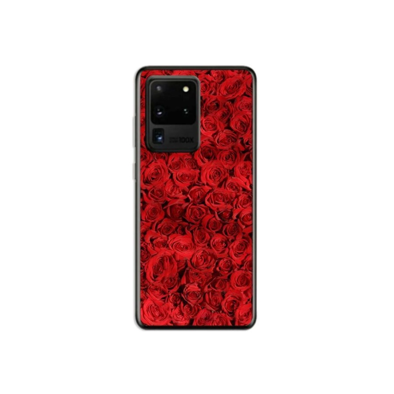 Gelový kryt mmCase na mobil Samsung Galaxy S20 Ultra - růže