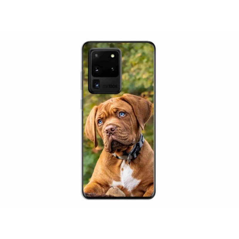 Gelový kryt mmCase na mobil Samsung Galaxy S20 Ultra - štěně