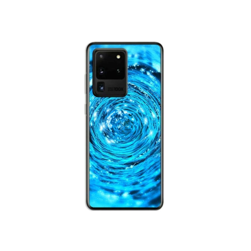 Gelový kryt mmCase na mobil Samsung Galaxy S20 Ultra - vodní vír