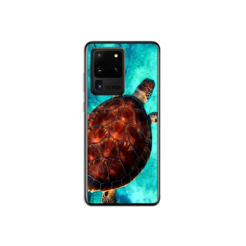 Gelový kryt mmCase na mobil Samsung Galaxy S20 Ultra - želva