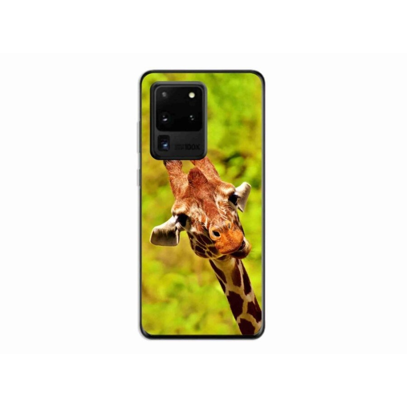 Gelový kryt mmCase na mobil Samsung Galaxy S20 Ultra - žirafa
