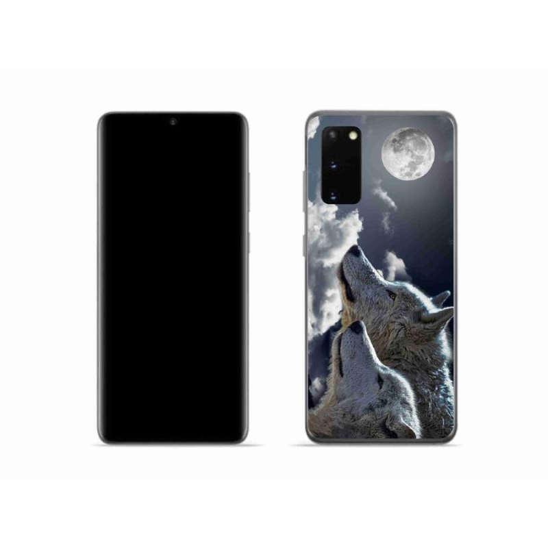 Gelový kryt mmCase na mobil Samsung Galaxy S20 - vlci