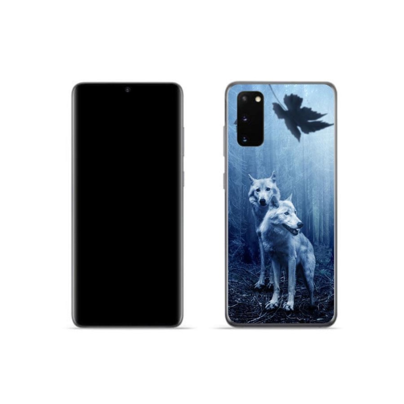 Gelový kryt mmCase na mobil Samsung Galaxy S20 - vlci v lese