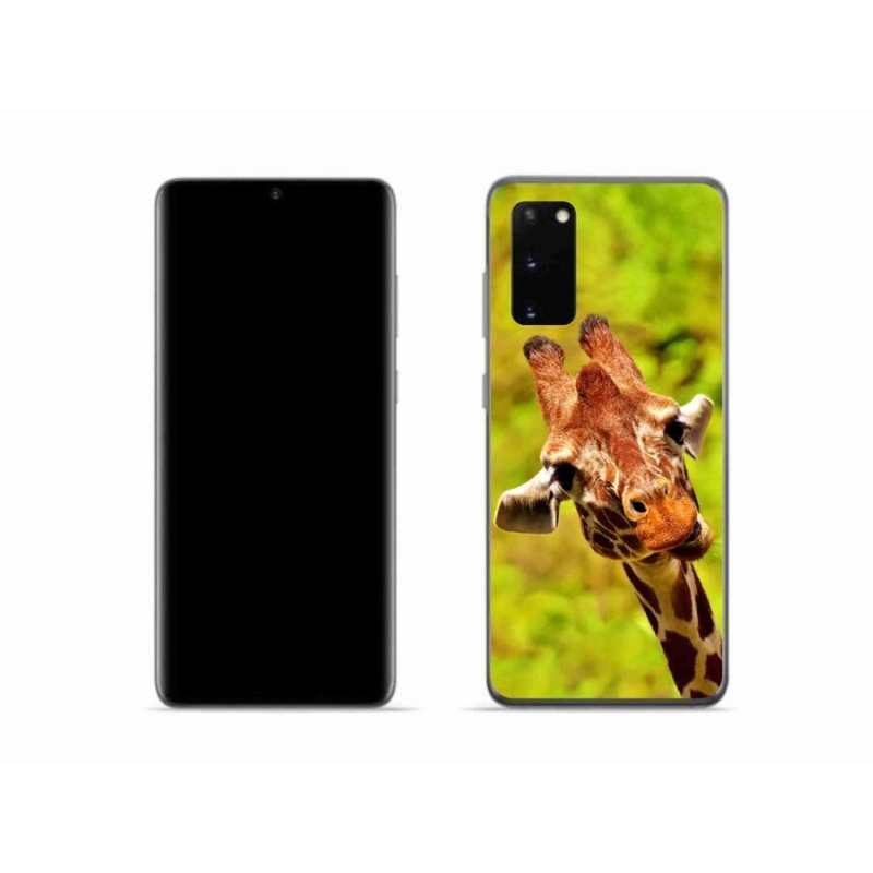 Gelový kryt mmCase na mobil Samsung Galaxy S20 - žirafa