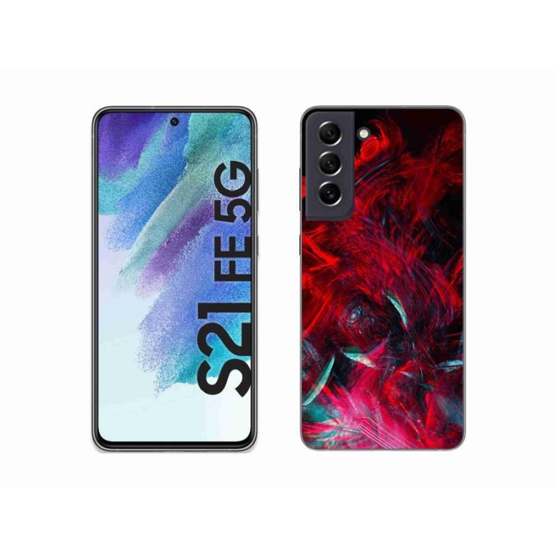 Gelový kryt mmCase na mobil Samsung Galaxy S21 FE 5G - abstrakt 16