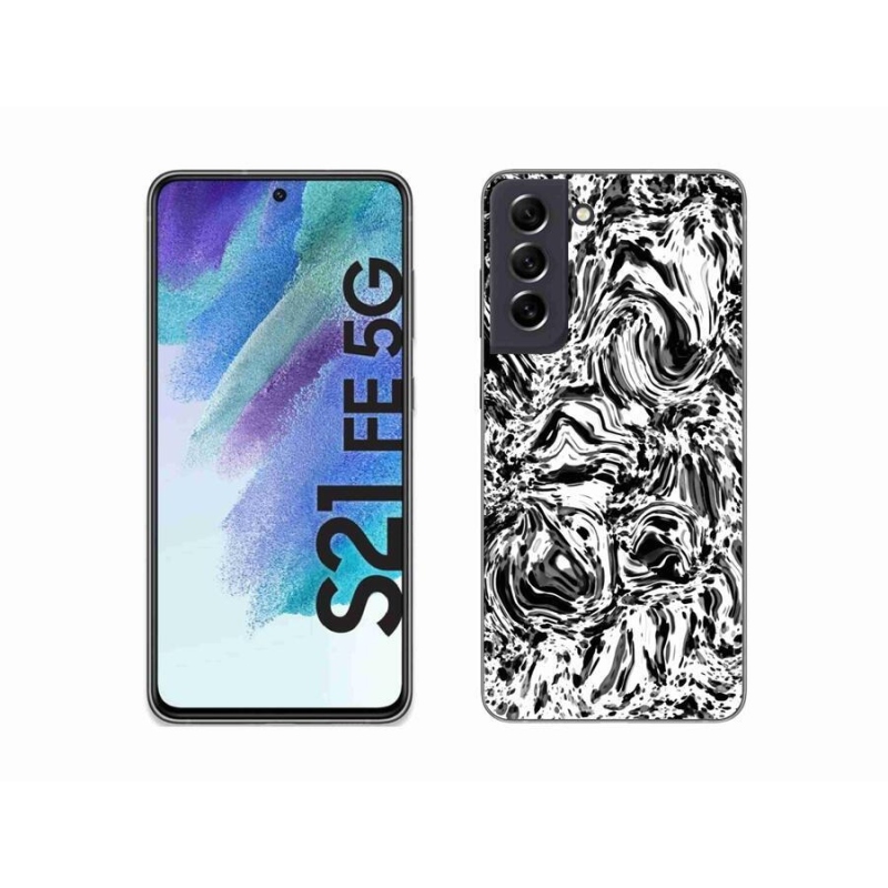 Gelový kryt mmCase na mobil Samsung Galaxy S21 FE 5G - abstrakt 4
