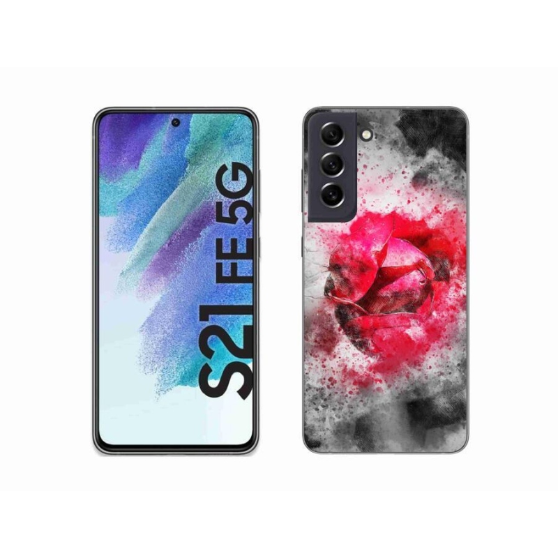 Gelový kryt mmCase na mobil Samsung Galaxy S21 FE 5G - abstrakt 9