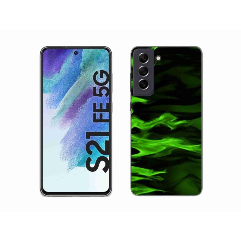 Gelový kryt mmCase na mobil Samsung Galaxy S21 FE 5G - abstraktní vzor 10