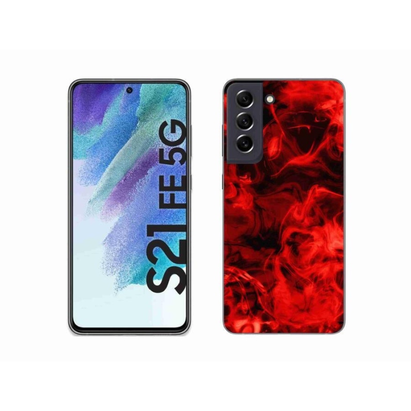 Gelový kryt mmCase na mobil Samsung Galaxy S21 FE 5G - abstraktní vzor 11