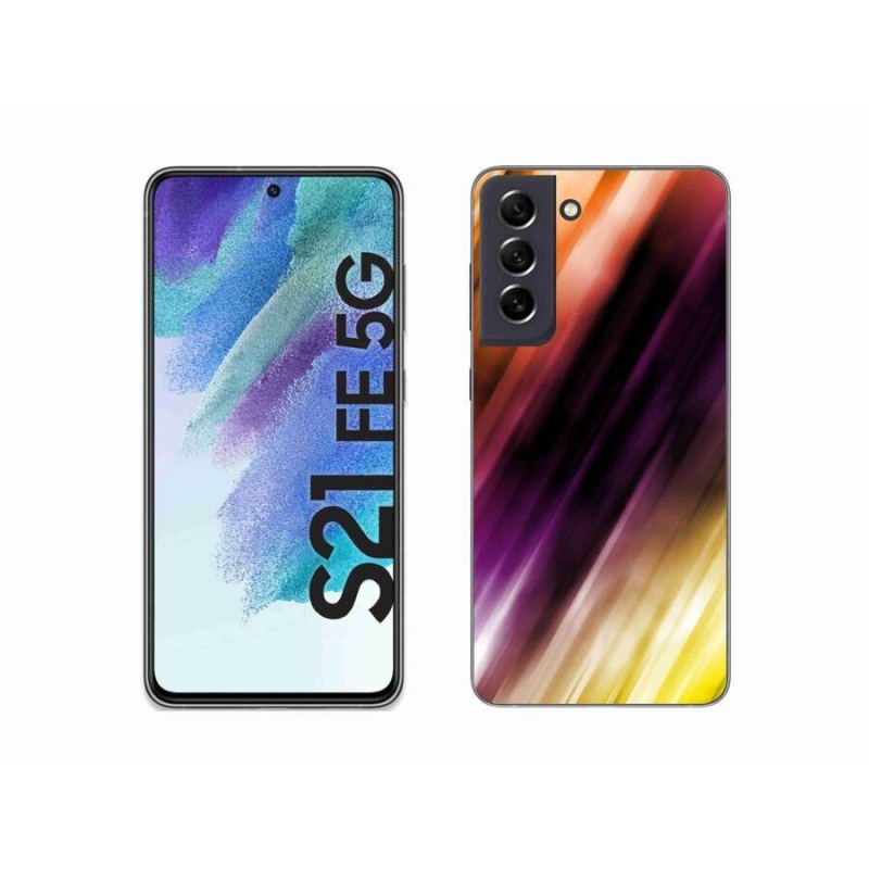 Gelový kryt mmCase na mobil Samsung Galaxy S21 FE 5G - abstraktní vzor 5