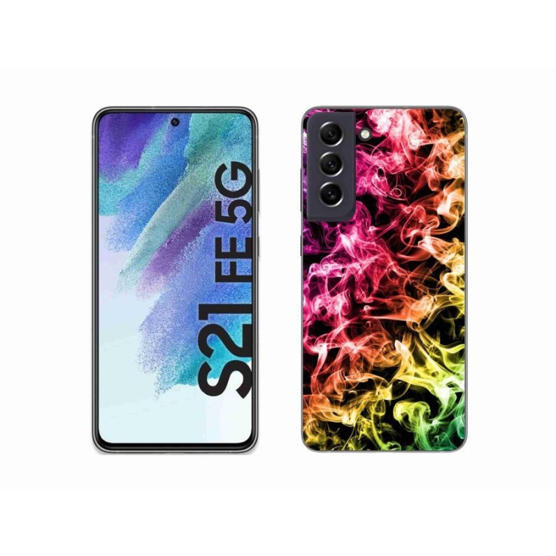 Gelový kryt mmCase na mobil Samsung Galaxy S21 FE 5G - abstraktní vzor 6