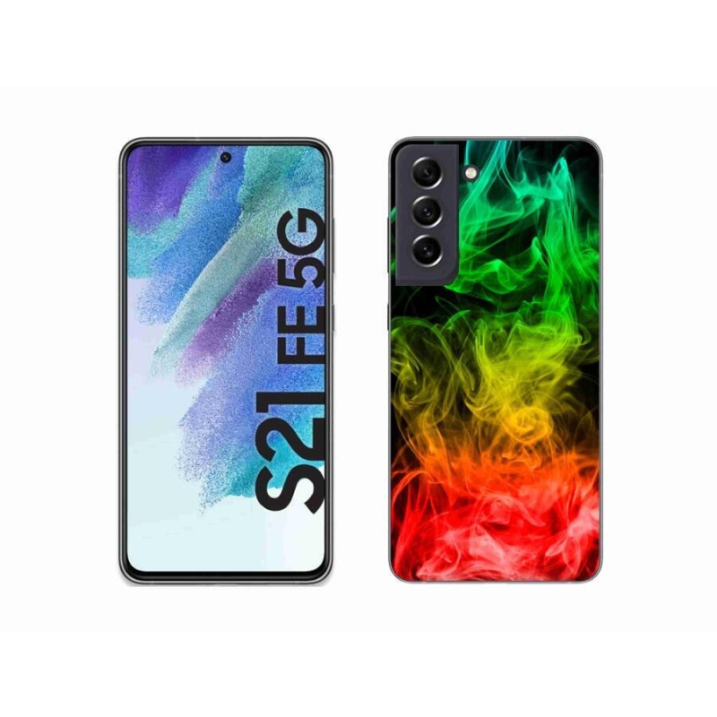 Gelový kryt mmCase na mobil Samsung Galaxy S21 FE 5G - abstraktní vzor 7