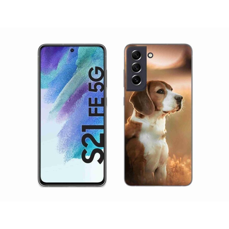 Gelový kryt mmCase na mobil Samsung Galaxy S21 FE 5G - bígl
