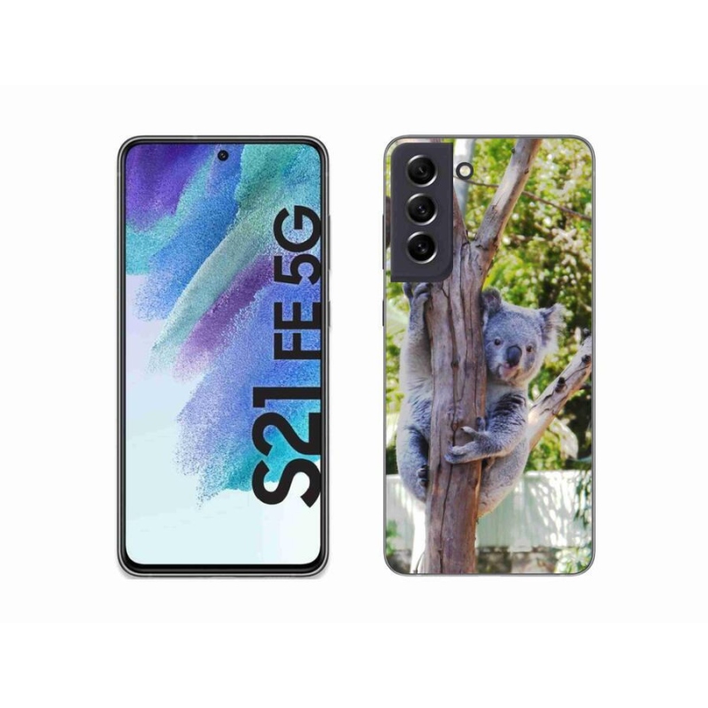 Gelový kryt mmCase na mobil Samsung Galaxy S21 FE 5G - koala