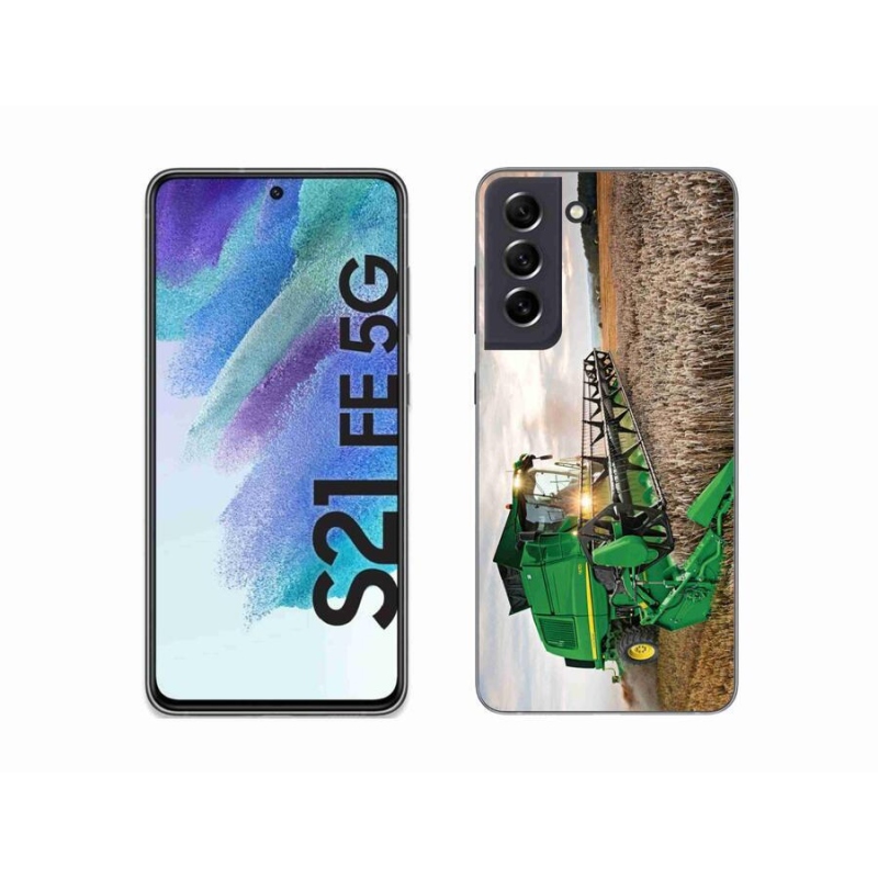 Gelový kryt mmCase na mobil Samsung Galaxy S21 FE 5G - kombajn