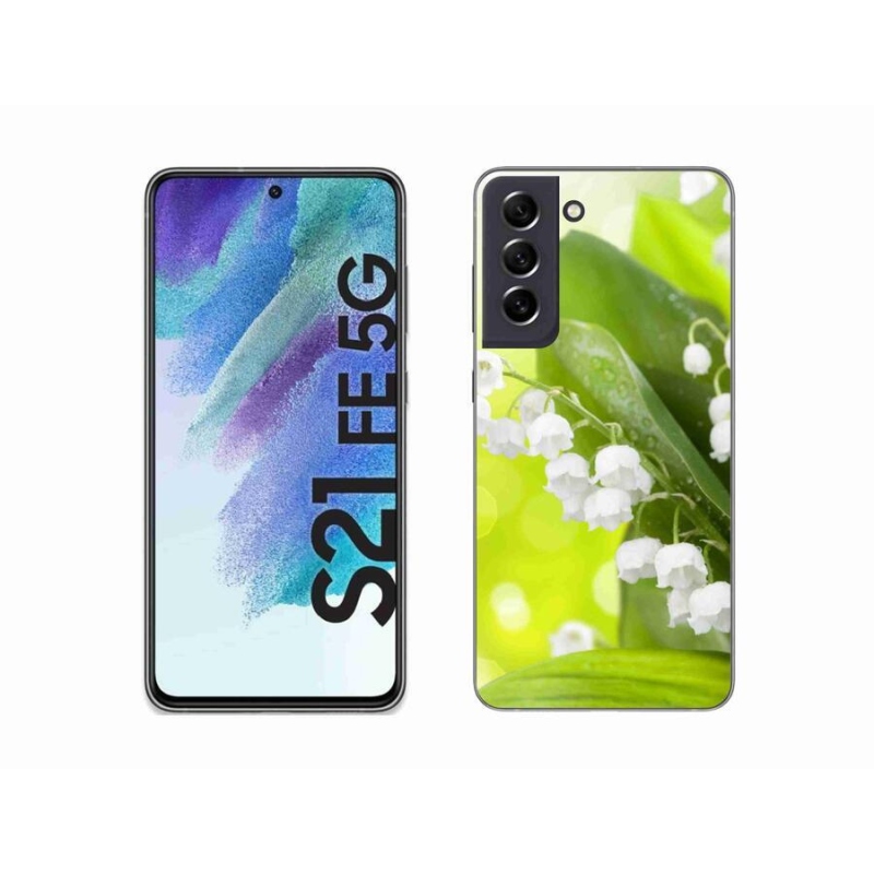 Gelový kryt mmCase na mobil Samsung Galaxy S21 FE 5G - konvalinka